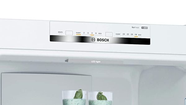 Bosch Hogar KGN39VWEA - Frigorífico Combi, 367 l, Serie 4, Libre Instalación, Blanco, Antihuellas, 203x60cm (Golpeado) Reacondicionado Sale