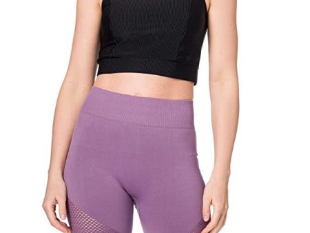 Aurique Shorts de Ciclismo Mujer, Lila Viejo, Talla S Supply