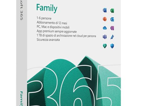 Microsoft 365 Familia - Hasta 6 personas - Para PC Macs tablets teléfonos móviles - Suscripción de 12 meses Discount