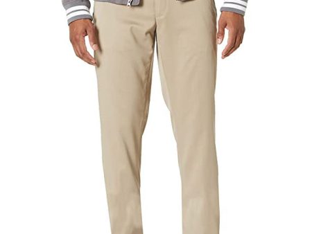 Amazon Essentials Pantalón de Golf Elástico de Ajuste Entallado Hombre, Marrón Caqui, 40W   29L Sale